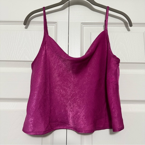 Bog Collective Tops - BOG Collective Strappy Cami Top in Fuchsia Size Medium VGUC